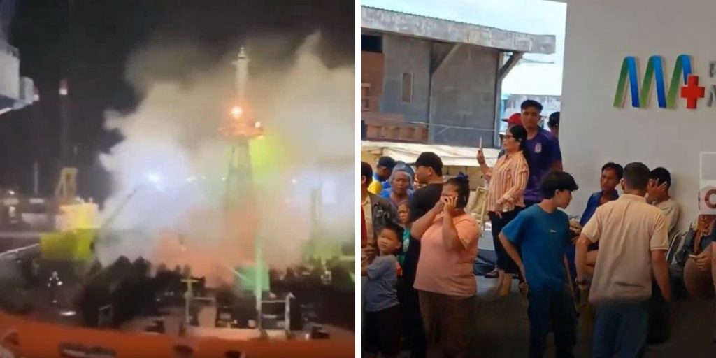 Endonezya'da petrol tankeri alevlere teslim oldu! Çok sayıda can kaybı var