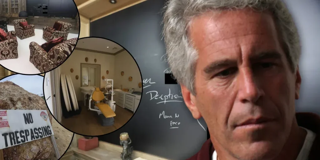 Nuove foto non pubblicate prima della proprietà di Epstein rilasciate dal House Oversight Committee