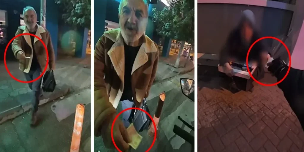 50 TL trovati a Eskişehir: una catena di generosità documentata dalla telecamera di sicurezza