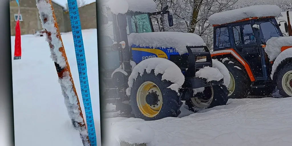 Neve di oltre 35 cm a Eskişehir: un quartiere scompare sotto il gelo