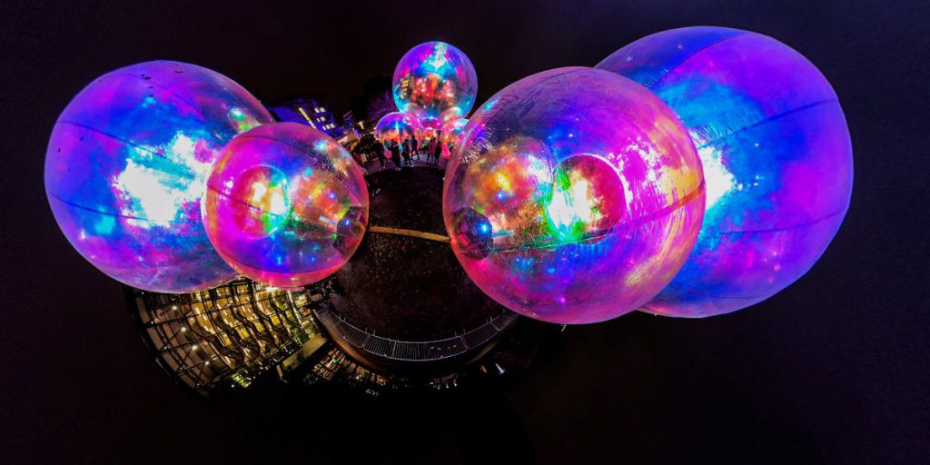 Mann geht zum ersten Mal aufs Essen Light Festival – „Noch nie gesehen“