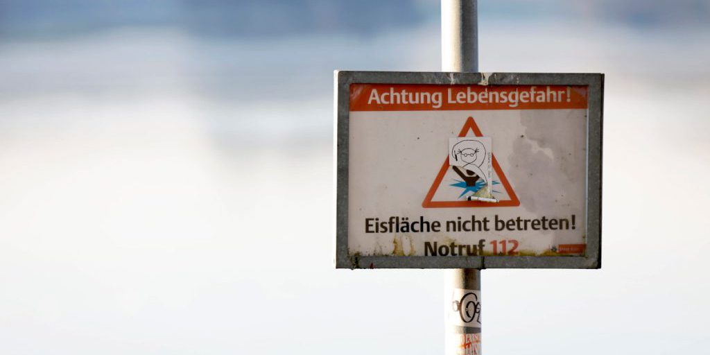 Nevicata a Essen: neve rara e breve durata