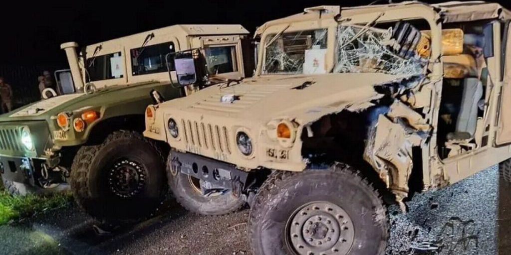 «Хаммеры» всмятку: колонна армии США попала в ДТП в Польше