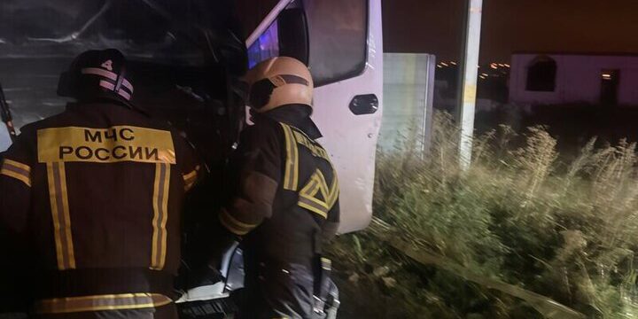 В Новосадовом из-за неисправности электрооборудования загорелась «Газель»