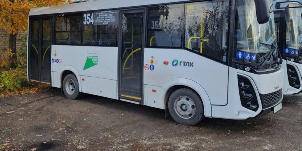 В Орле на маршрут №354 вышли новые автобусы «Симаз»