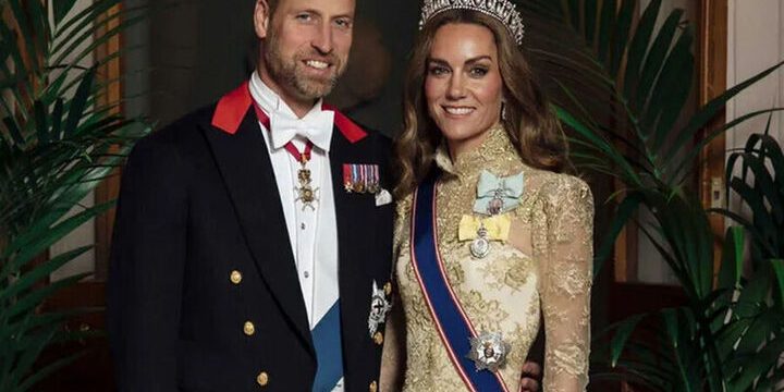 Кейт Миддлтон и принц Уильям опубликовали свой новый официальный портрет