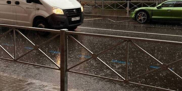 В городах Дагестана затопило улицы из-за проливных дождей