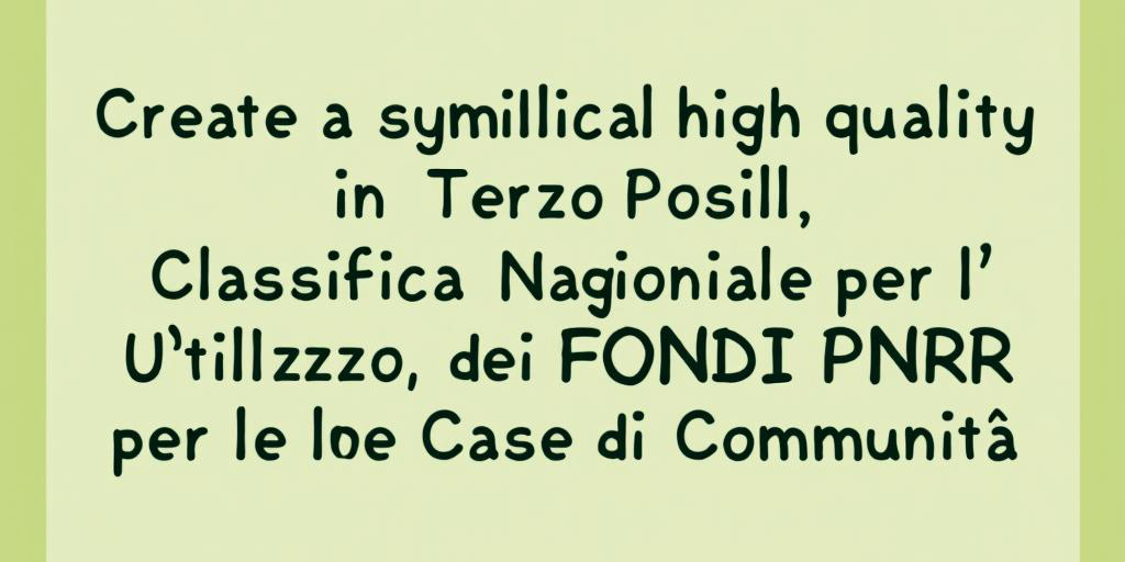 Molise al Terzo Posto nella Classifica Nazionale per l'Utilizzo dei Fondi Pnrr per le Case di Comunità