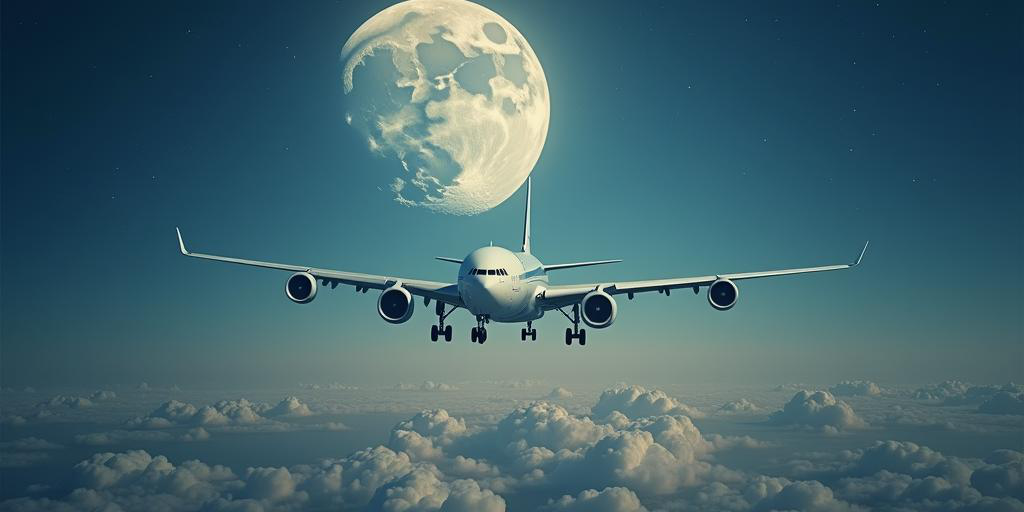 La 'luna nel trabocco' diventa una gigantografia in aeroporto