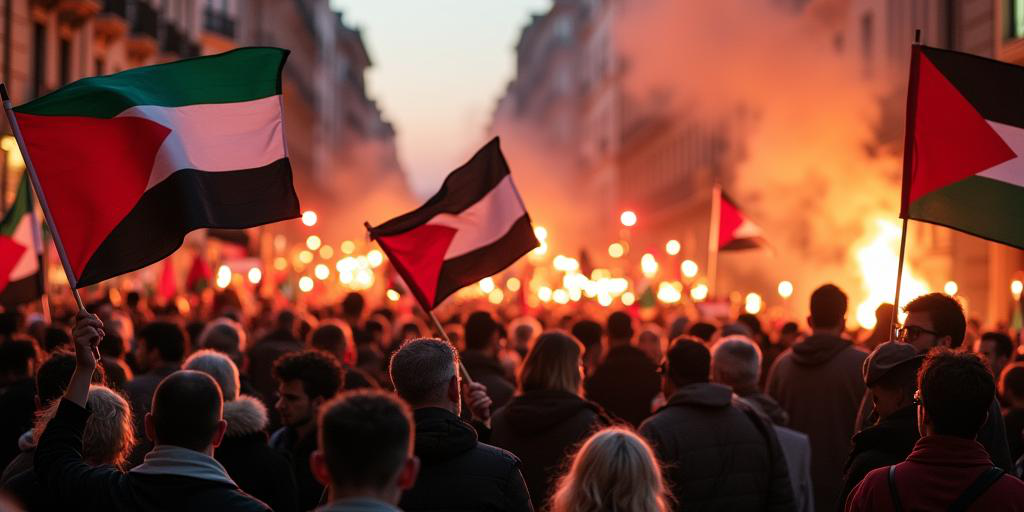 Corteo centri sociali Marche, 'solidarietà a Gaza e Flottilla'