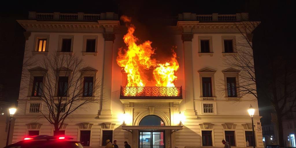 Incendio al palazzo Enel di Viale Regina Margherita: intervento rapido dei vigili del fuoco