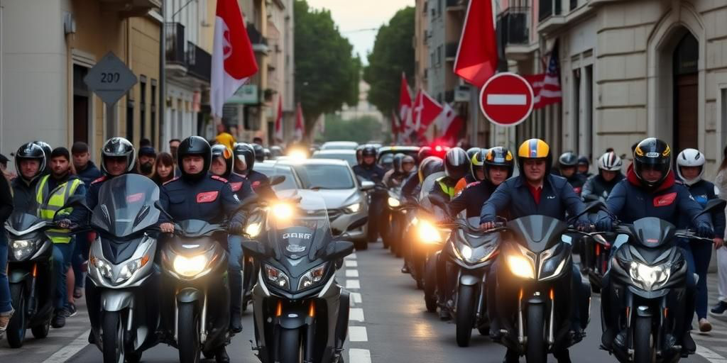 Forza Nuova tenta marcia a Torpignattara nonostante divieto, polizia blocca strade per evitare scontro