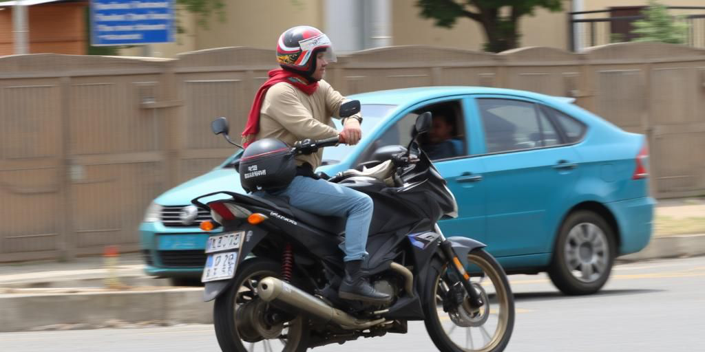 Rider afghano sopravvive dopo collisione con city car a Viale Eritrea