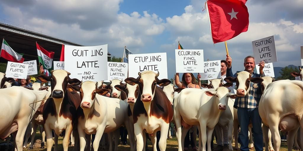 Agricoltori di Dimona protestano contro la riforma del latte: temono perdita di aziende casearie e aumento dei prezzi