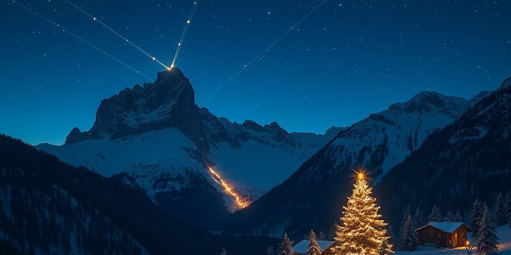 Luci e proiezioni video sulle Dolomiti lucane: il Natale 2025 illuminato dalla magia