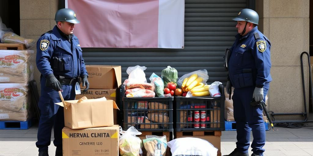 Carabinieri confiscono oltre 150 kg di alimenti non conformi alle norme