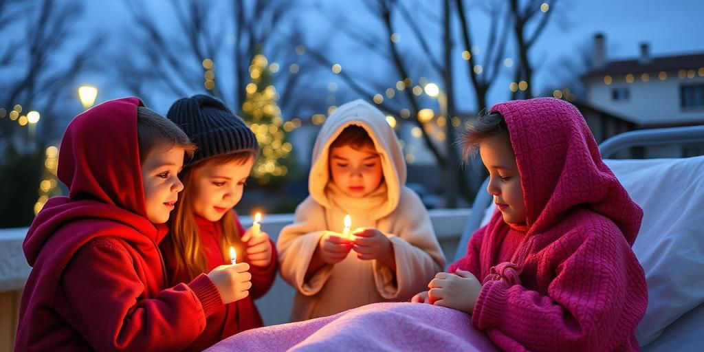Bambini della Fondazione Figlie di Maria portano serenità ai pazienti di Sassari durante il Natale