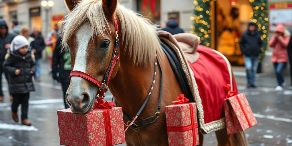 Pony porta regali ai bambini ospedalizzati a Palermo durante “Natale con la Fise”