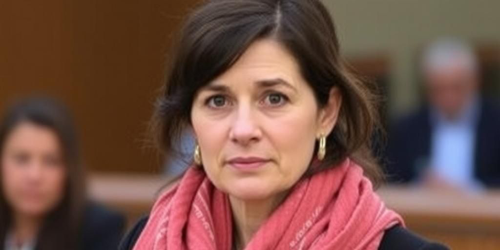 Giorgia Saponi, nipote di Pierina Paganelli, testimonia al processo per l'omicidio della nonna