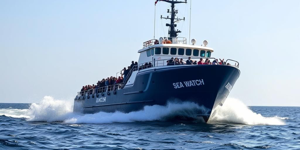Sea Watch 5 attraccata a La Spezia con 70 migranti a bordo