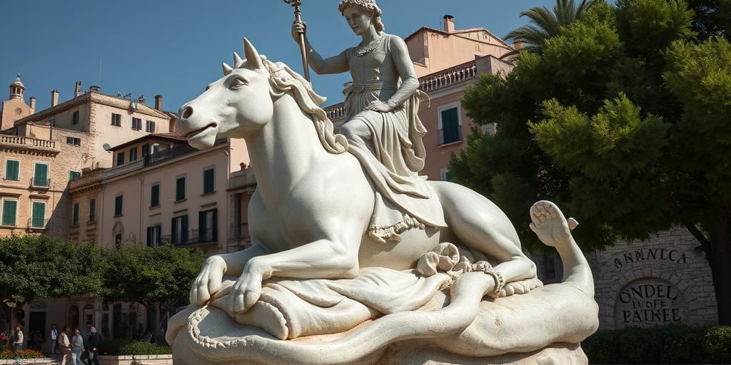 Statuetta del maresciallo Lamacchia realizzata a Matera per l’attore Nando Irene