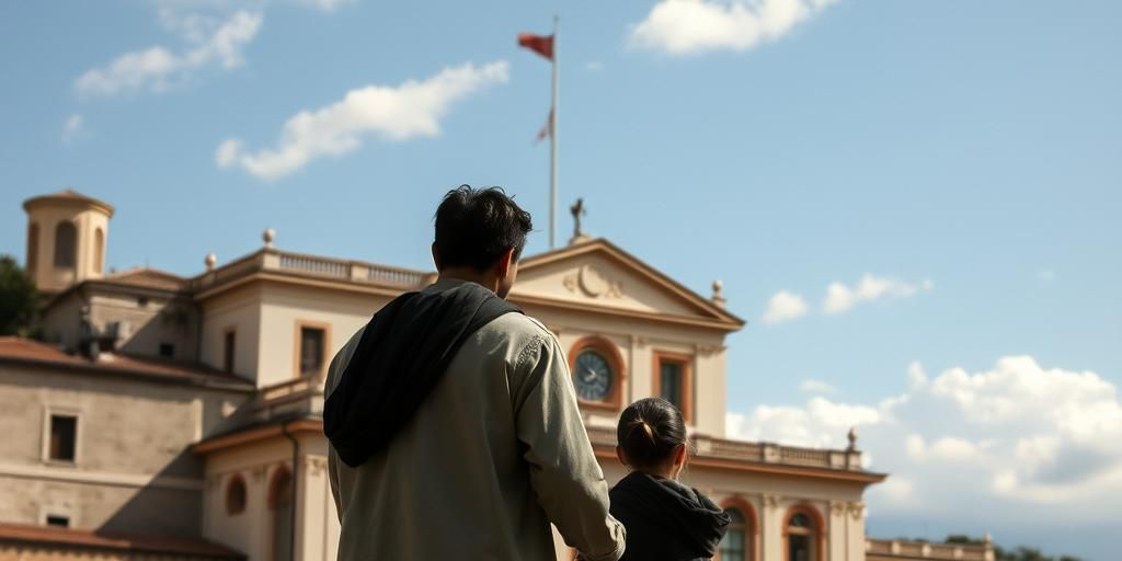 Udienza documentale per famiglia: tribunale di Aquila senza troupe televisiva