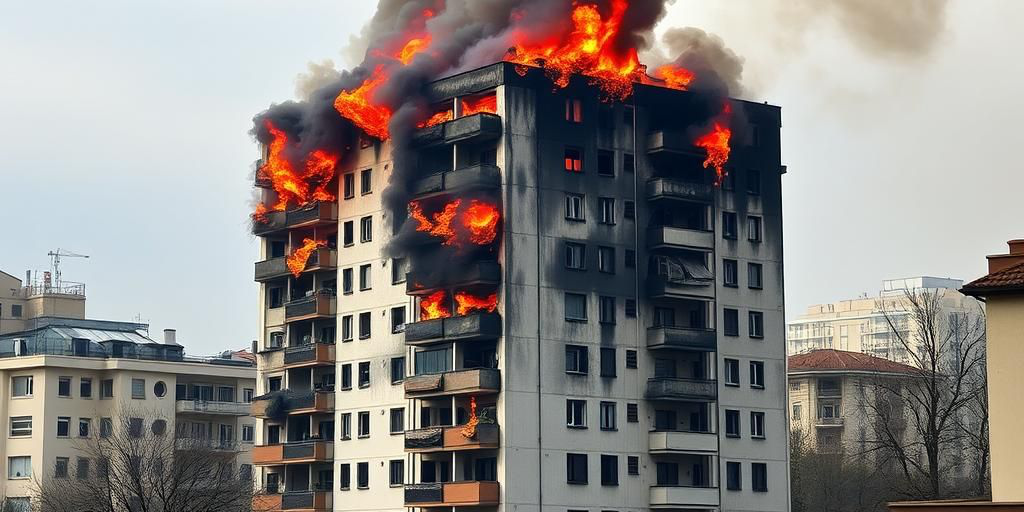 Incendio in un edificio residenziale a Torino: evacuazione e ferita grave