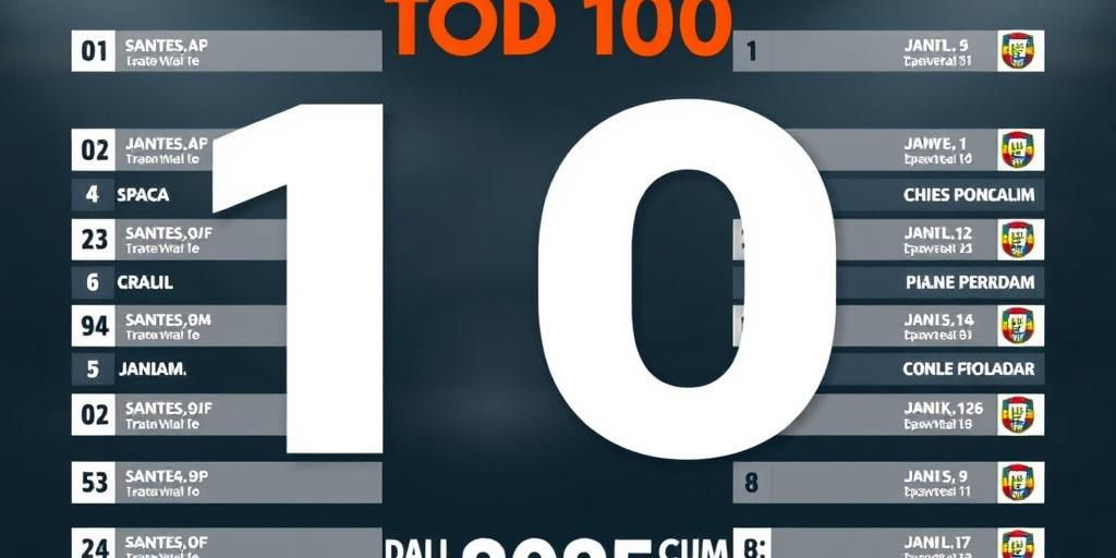 Top 100 calciatori maschi del 2025: la classifica completa