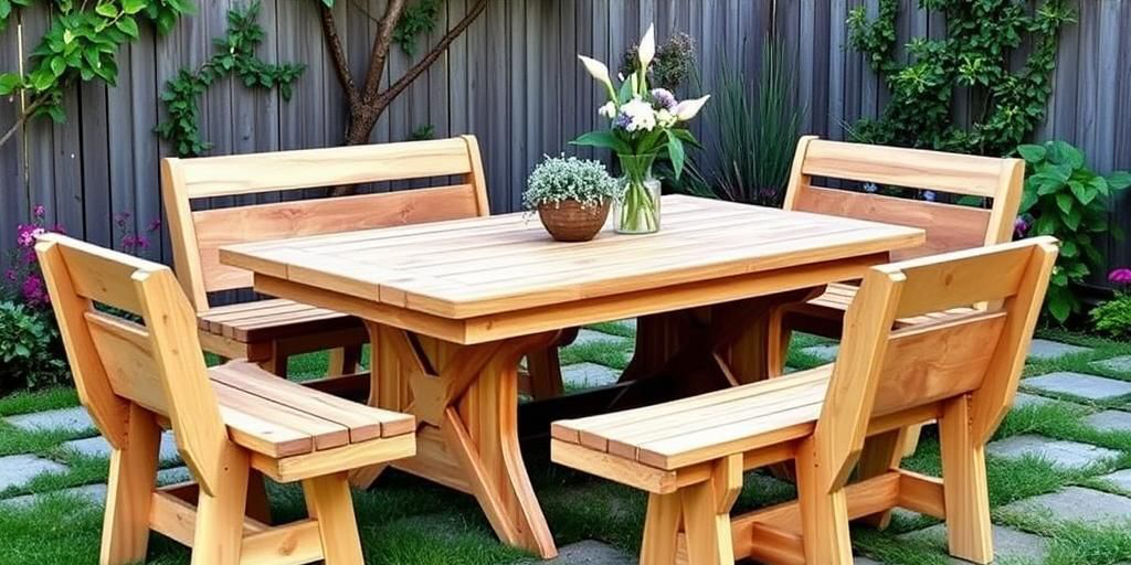 Questo puoi farlo: costruire un tavolo da giardino con bancali di legno