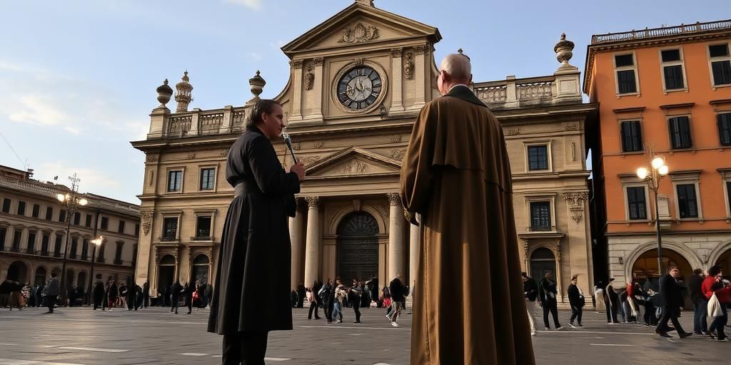 Il padre di Giulia partecipa a un incontro al Palazzo Vecchio