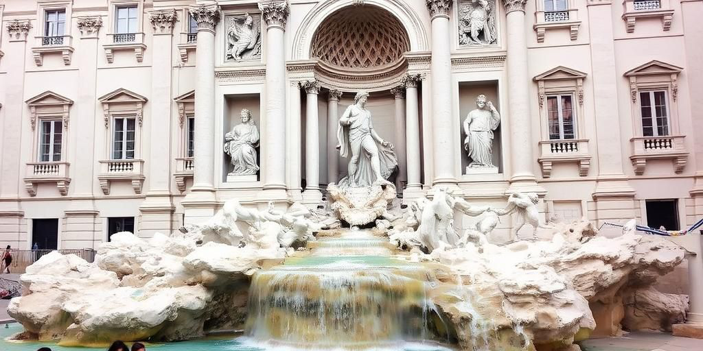 Il costo di visita alla Fontana di Trevi: 2 euro rispetto a 50 euro negli Stati Uniti