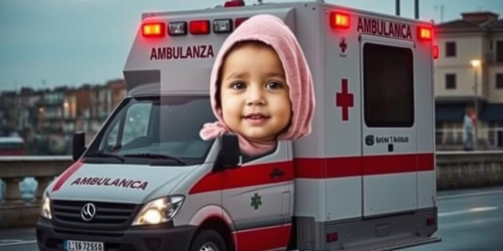 Ambulanza a Cagliari dedicata alla memoria di Habiba, bambina morta a Gaza