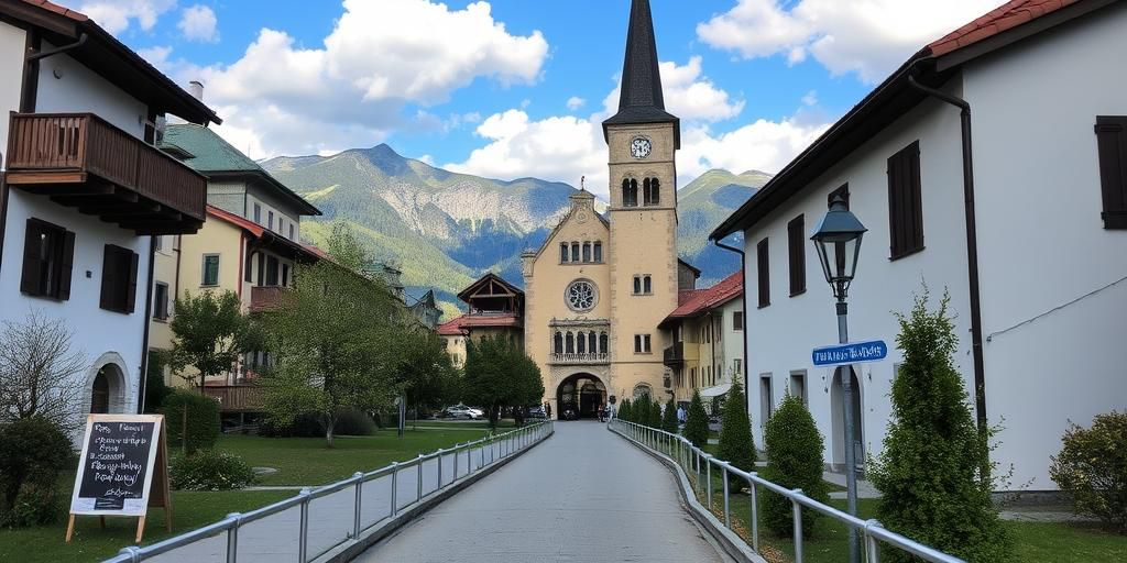 Passeggiata di Sant'Osvaldo a Bolzano riaperta dopo lavori di mitigazione della frana del 2021
