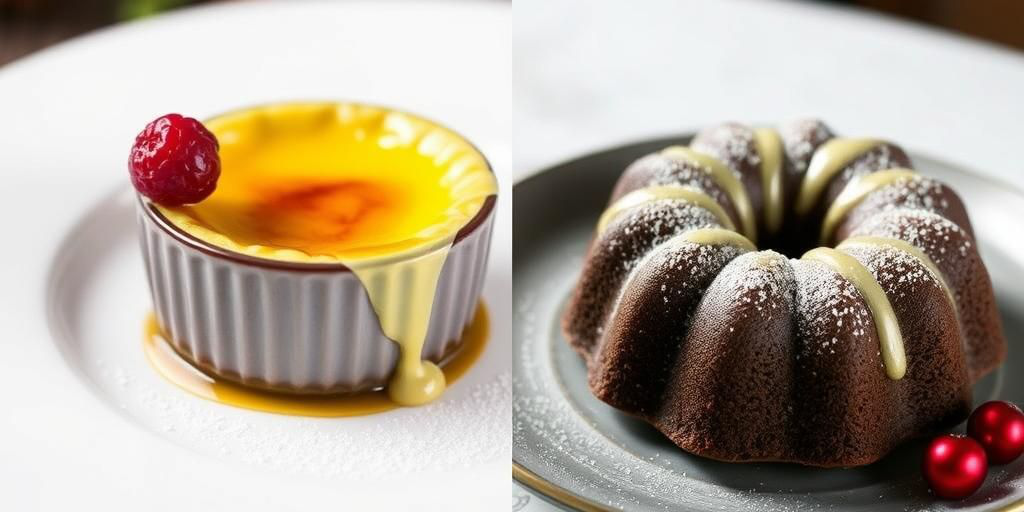 Ricette natalizie di Nicola Lamb: creme brulee alle nocciole e bundt cake al cioccolato