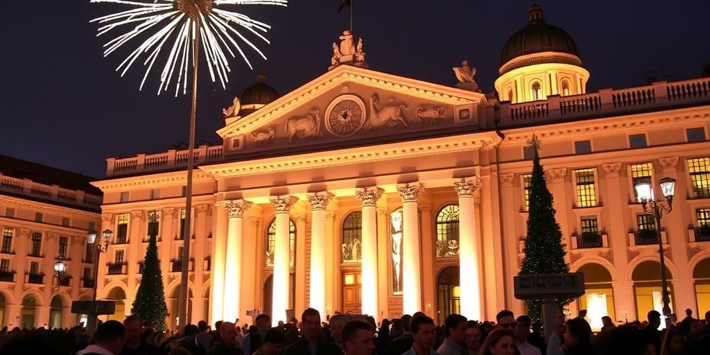 Milano accoglie 100.000 persone alle Terme de Montel per un Capodanno ispirato al Grande Gatsby