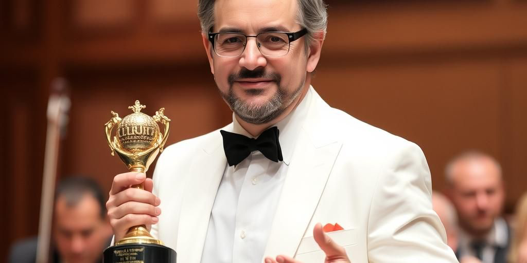 Tazzieri, direttore d'orchestra genovese, riceve il premio “Liguri nel mondo”