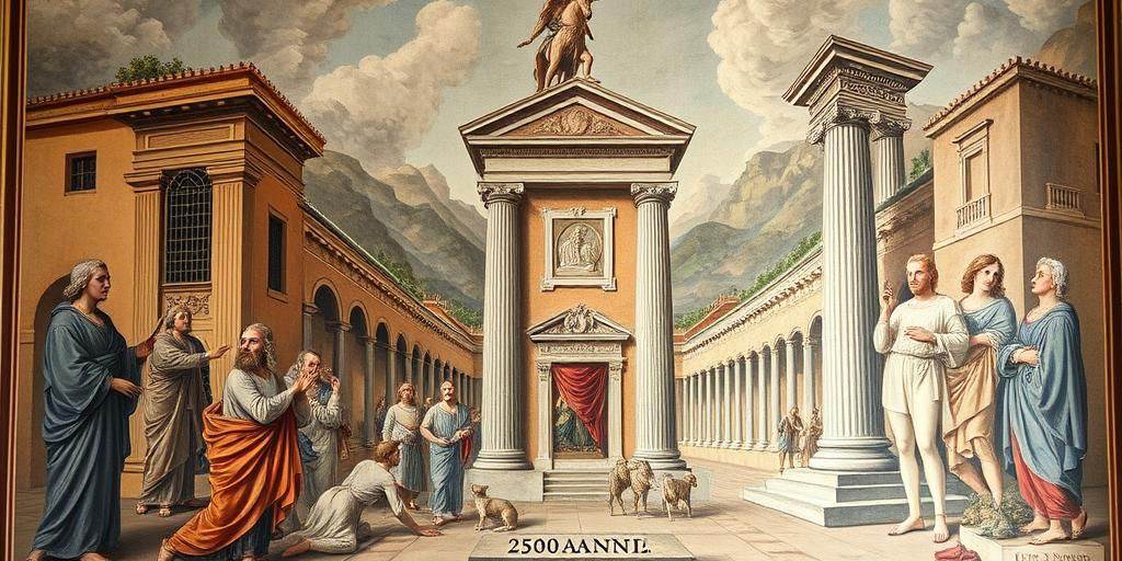 Murale di Alessandro Ciambrone celebra i 2500 anni di Napoli nella palestra dell'Istituto Borelli