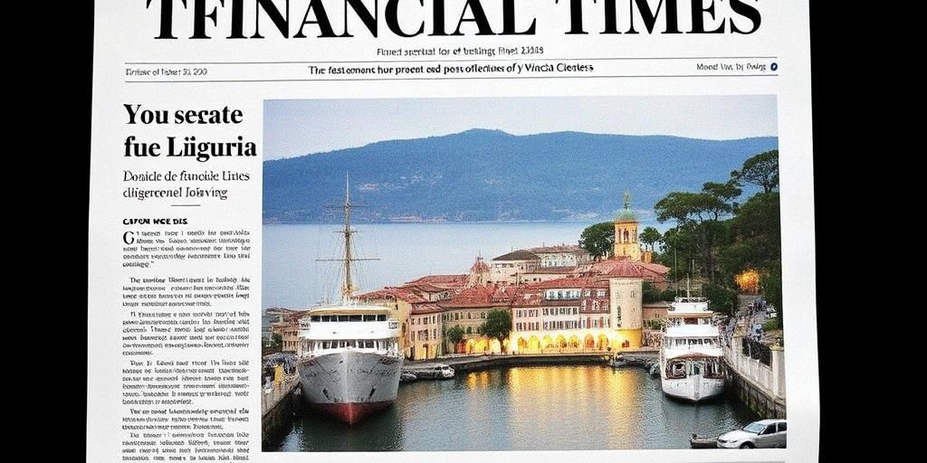 Luigi Bucci si sente orgoglioso della copertura del Financial Times sulla Liguria