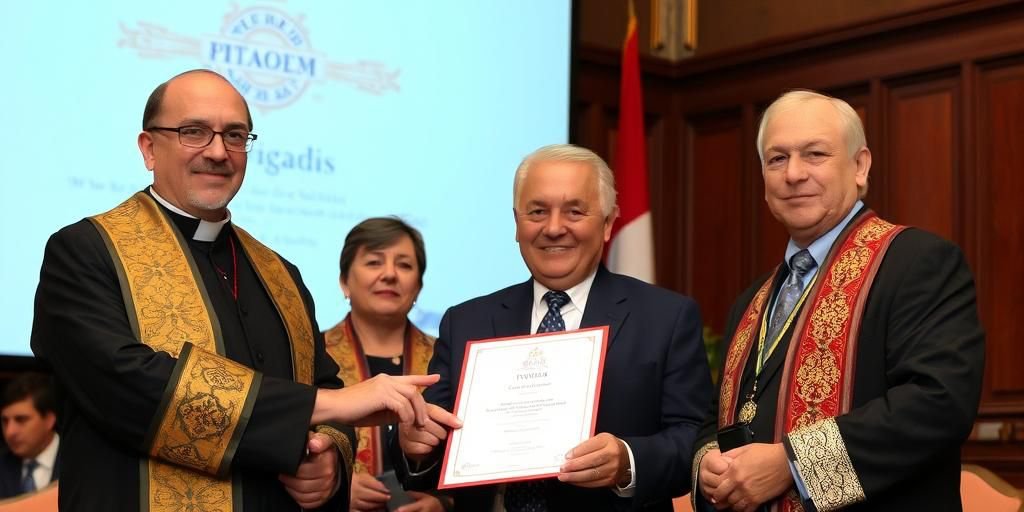 Castignano conferisce le civiche benemerite a Mons. Catani, Prof. Vallorani e Maestro Boccucci