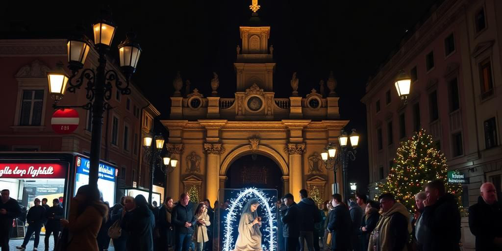 Giovani vandalizzano presepe a Carnago e pubblicano foto con alcol