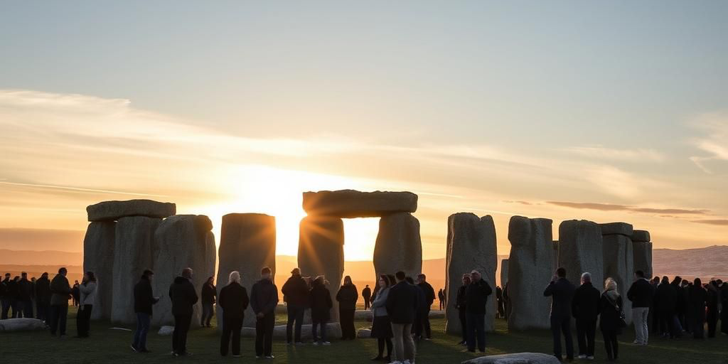 Stonehenge: migliaia di partecipanti osservano l'alba del solstizio d'inverno