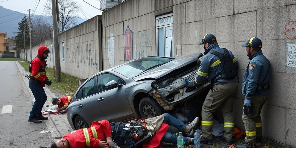 Incidente a Arcugnano: un'auto si schiantò contro un muro, 19enne muore, altri feriti