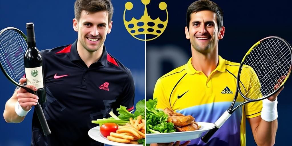 Diete degli atleti: Vardy e Bolt con burro, vino e pollo fritto, Djokovic con alimentazione equilibrata
