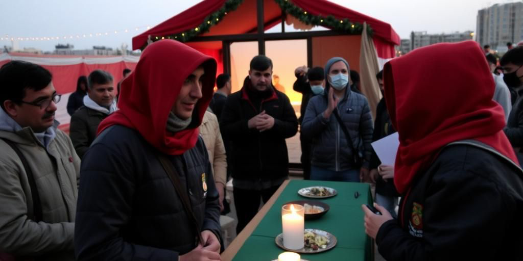 Pizzaballa partecipa a una messa di Natale a Gaza e visita un campo di tende per gli sfollati