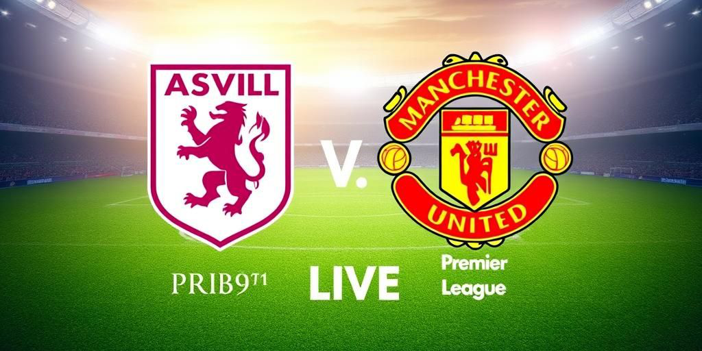 Aston Villa contro Manchester United: partita live della Premier League