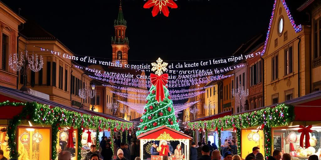Fiera di Natale ad Ascoli Piceno attira migliaia di visitatori