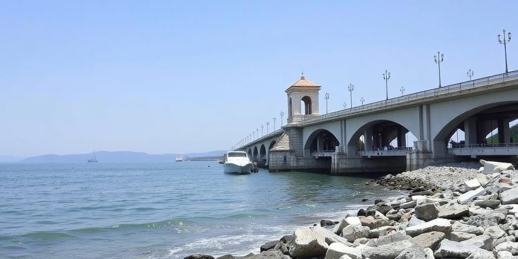 Senigallia: il comitato cambia posizione e lancia striscione di 17 metri contro il ponte a brugola