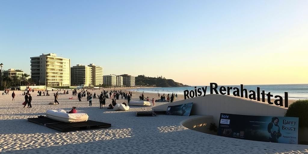 Memoriale a Bondi Beach per le vittime di un incidente di sparo avvenuto una settimana prima