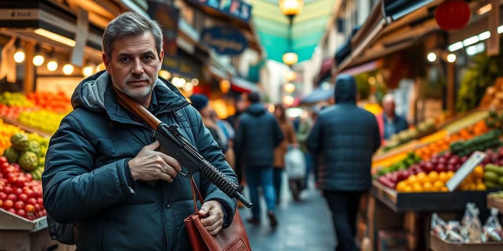 Rapina armata in mercato ortofrutticolo di Reggio Emilia: commerciante ferito da colpo di pistola