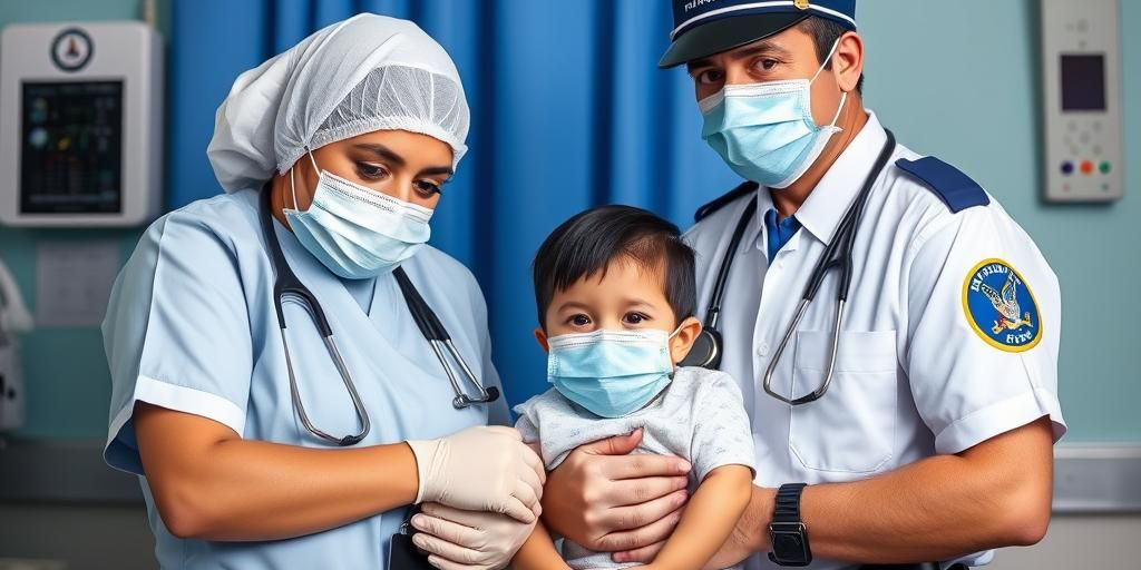 Poliziotti del Nocs consegnano doni ai bambini in oncologia dal tetto del Policlinico di Roma